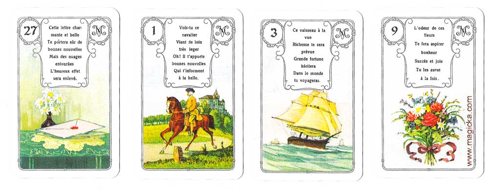 Petit Lenormand Suisse jmc rose