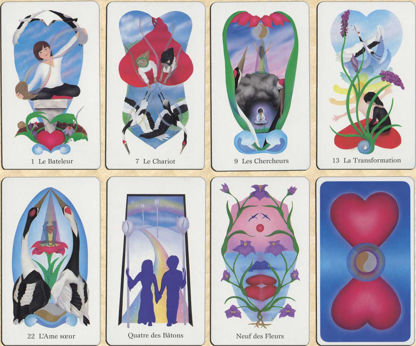 carte du tarot de l'amour oracle