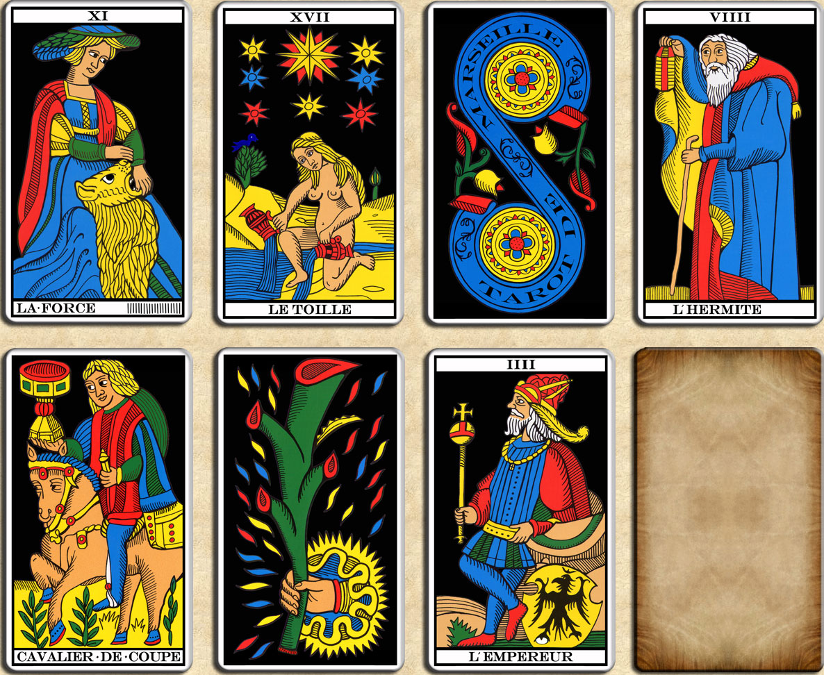 Les méthodes de tirages du Tarot de Marseille par nombre de cartes -  Apprendre le Tarot de Marseille, le Tarot Divinatoire