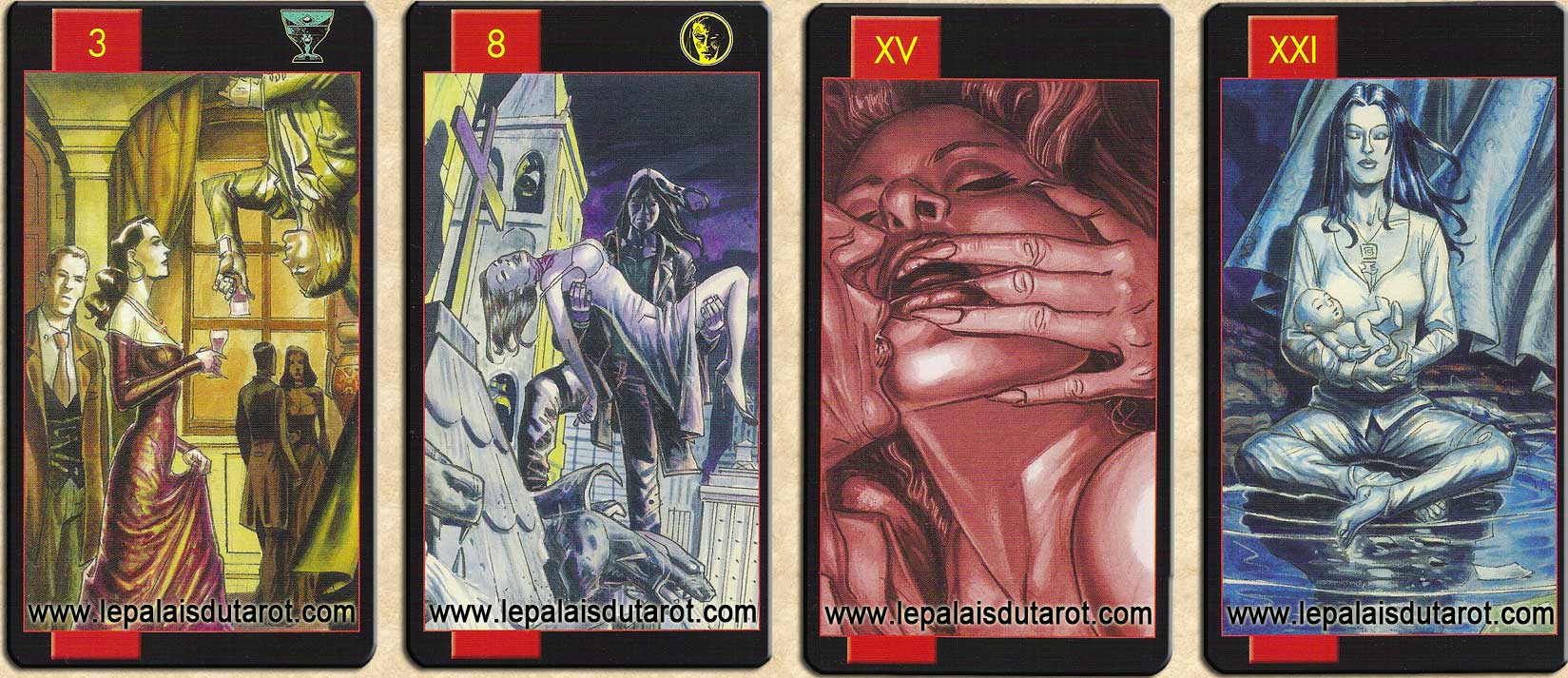 cartes du tarot Gothique des vampires