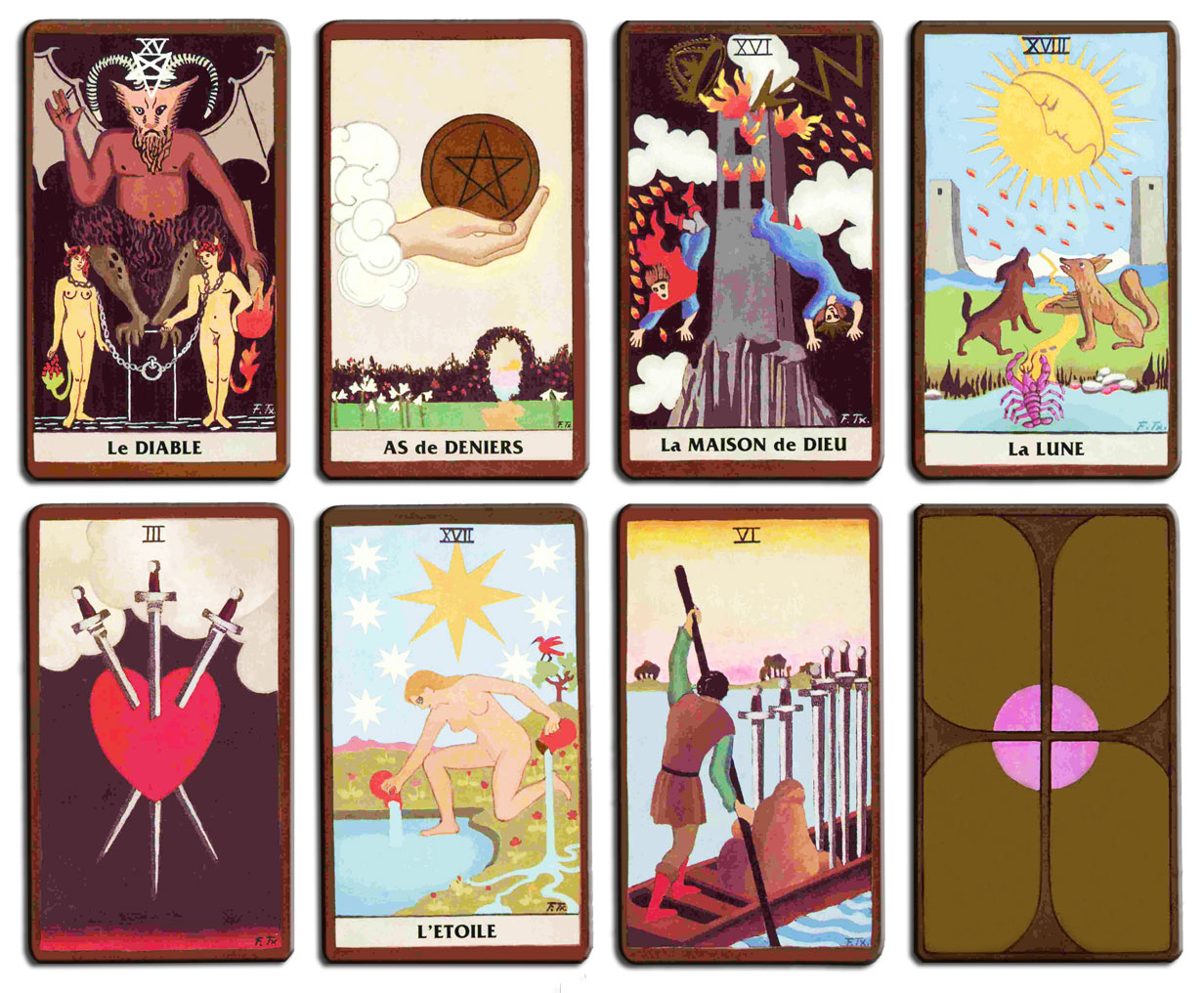 tarot de la peinture à l'huile Suisse