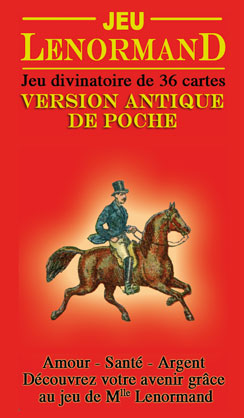 jeu lenormand antique de poche