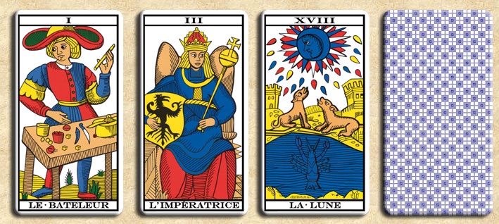 mini tarot de marseille ancien