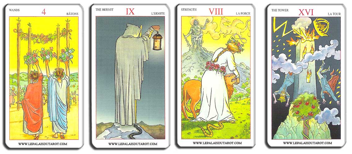 mini new vision tarot lo scarabeo