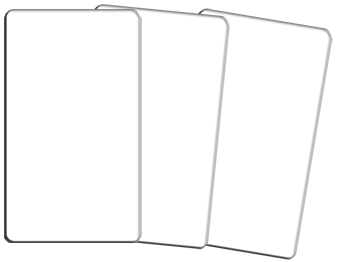 Jeu de carte vierge blanc pour créer votre propre tarot